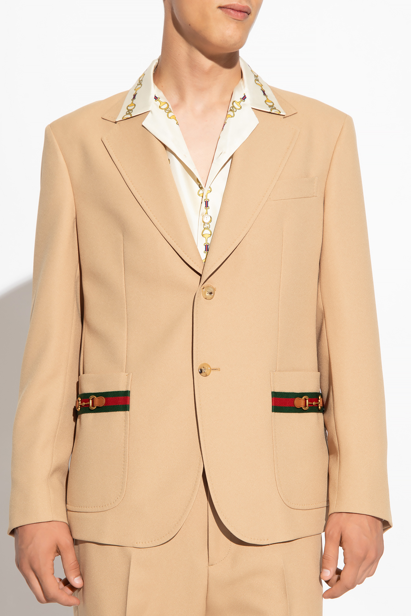 Gucci striped blazer sale